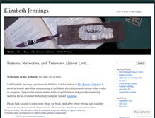 Tablet Screenshot of elizabethjennings.com
